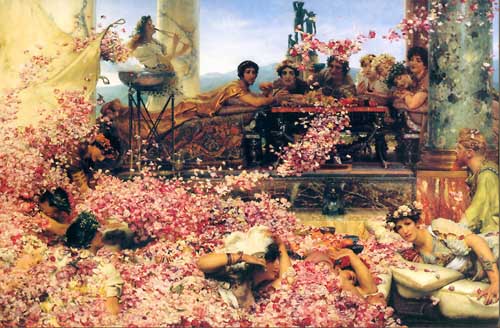 Painting Code#1057-Alma-Tadema, Sir Lawrence: The Roses of Heliogabalus