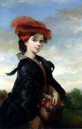 Painting Code#1066-Joy, Thomas Musgrove: The Red Hat
