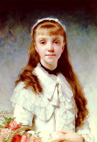 Painting Code#11098-Chaplin, Charles(France): Daughter of the Painter