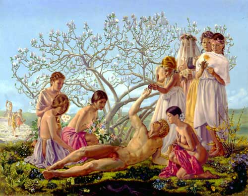 Painting Code#11119-Childs, James(USA): Return Of Adonis