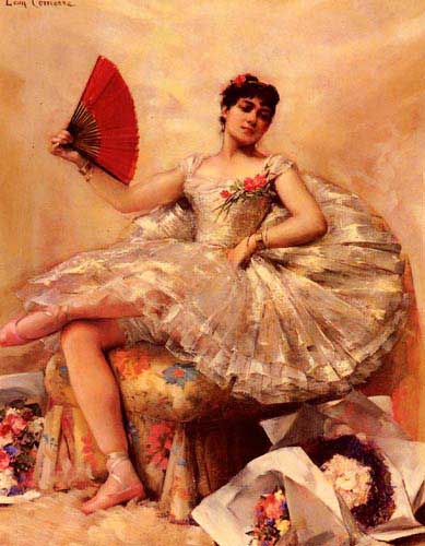 Painting Code#11136-Comerre, Leon Fran&amp;ccedil;ois(France): Portrait of the Ballerina Rosita Mauri 
 
