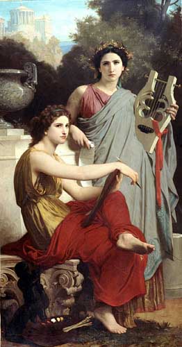 Painting Code#1115-Bouguereau, William(France): Art and Literature