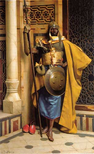 Painting Code#11238-Deutsch, Ludwig(Austria): The Palace Guard