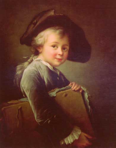 Painting Code#11246-Douais, F.H.: Portrait Of The Artist As A Young Man