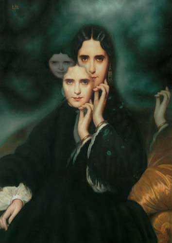 Painting Code#11266-Estremadoyro, Luis Jose(Peru): The Nightly Unfolding of Madame de Loynes
