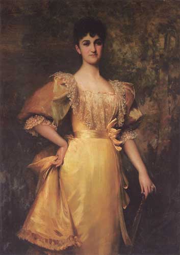 Painting Code#11296-Fildes, Sir Samuel Luke(USA): Mrs Pantia Ralli