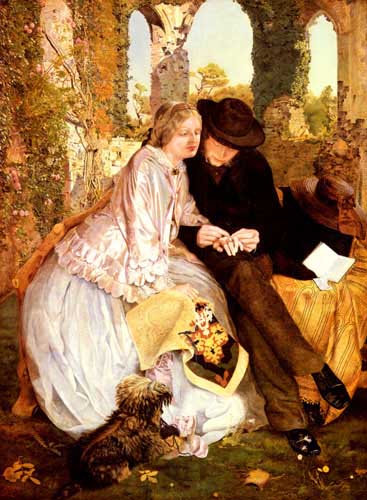 Painting Code#11444-Halliday, Michael Frederick: The Measure for the Wedding Ring