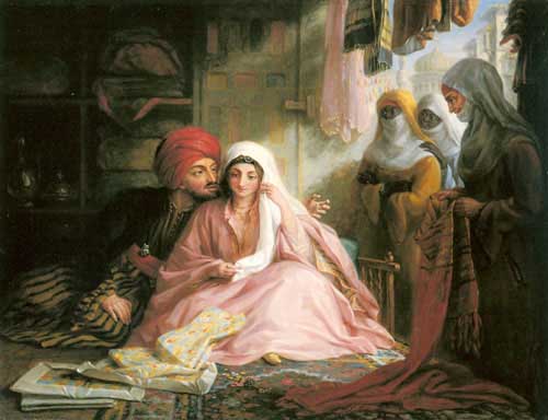 Painting Code#11468-Green, Edward F.(UK): Moroccan Courtship