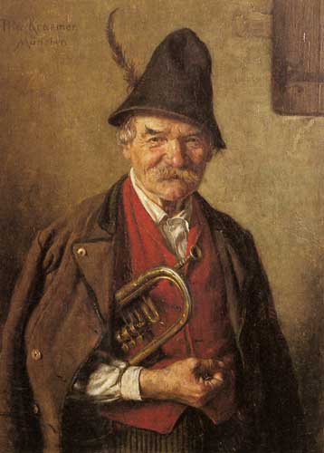 Painting Code#11500-Kraemer, Peter(Germany): Tyrolean Musicians