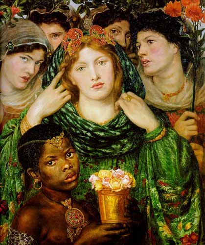 Painting Code#11533-Rossetti, Dante Gabriel(England): The Bride