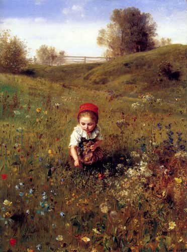 Painting Code#1156-Knaus, Ludwig(Germany): Spring Time