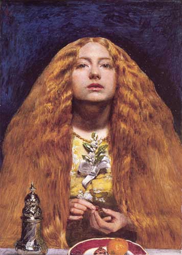 Painting Code#11643-Millais, John Everett(England): The Bridesmaid