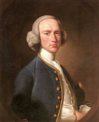 Painting Code#11719-Pickering, Henry: Portrait of George Hill, Sergeant At Law (1716-1808)