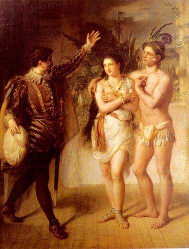 Painting Code#11771-Reiter, Joseph(France): Paul and Virginie