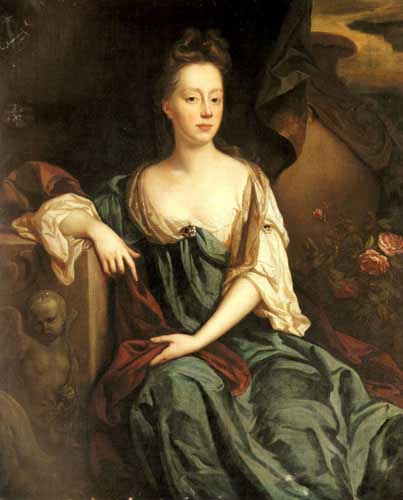 Painting Code#11778-Riley John: Portrait Of Anne Sherard, Lady Brownlow (1659-1721)