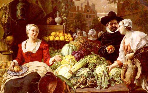 Painting Code#11902-Wagner, Snr.: The Vegetable Market
