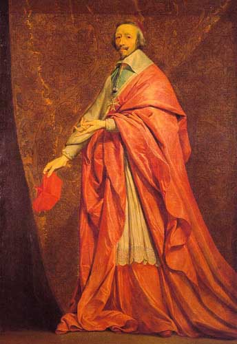 Painting Code#11992-Champaigne, Philippe de(France): Cardinal Richelieu 