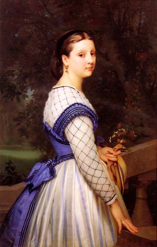 Painting Code#12028-Bouguereau, William(France): The Countess de Montholon