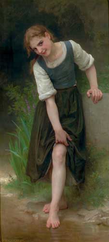 Painting Code#12030-Bouguereau, William(France): The Ford