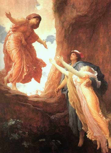 Painting Code#12116-Leighton, Edmund Blair (England): Return of Persephone