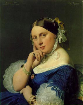 Painting Code#1214-Ingres: Delphine Ramel, Madame Ingres