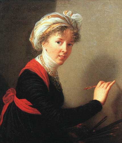 Painting Code#12167-Vigee-Le Brun, Elisabeth Louise(France): Self Portrait
