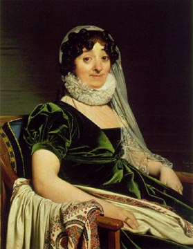 Painting Code#1218-Ingres: Alix-Genevieve de Seytres-Caumont, Comtesse de Tournon