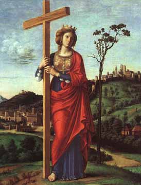 Painting Code#12184-Conegliano, Giambattista Cima da: St. Helena