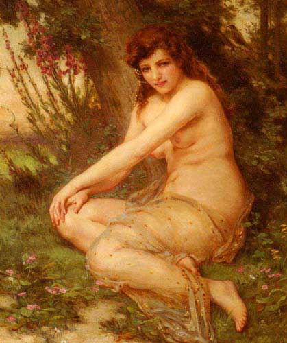 Painting Code#12297-Seignac, Guillaume(France): The Forest Nymph