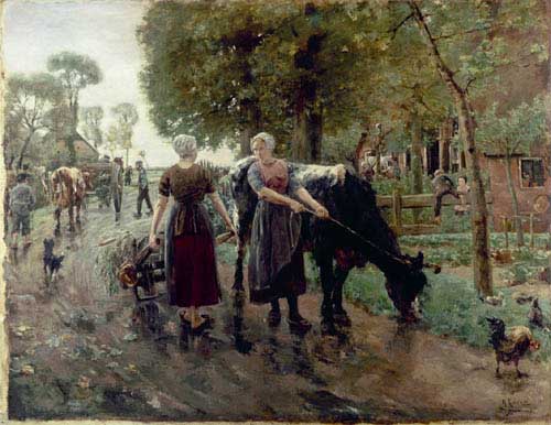 Painting Code#12360-Max Liebermann(1847-1935, German)
