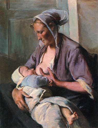 Painting Code#12410-Elizabeth Nourse - Motherhood