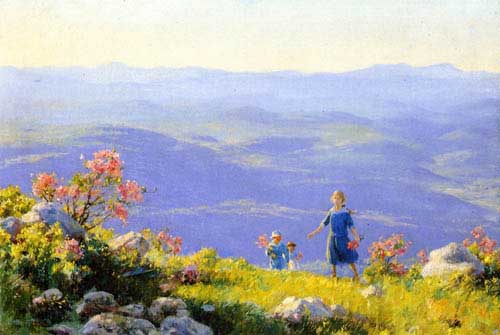 Painting Code#12423-Curran, Charles Courtney - May Afternoon