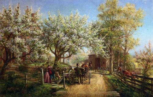 Painting Code#12461-Edward Lamson Henry - The Homecoming