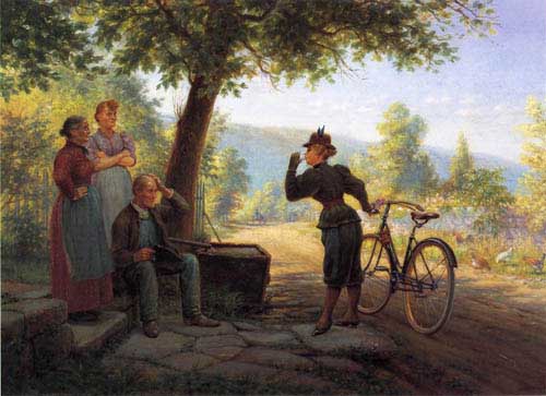 Painting Code#12464-Edward Lamson Henry - The New Woman