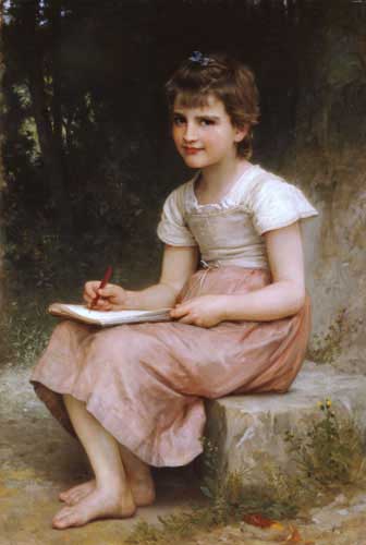 Painting Code#12504-Bouguereau, William - A Calling