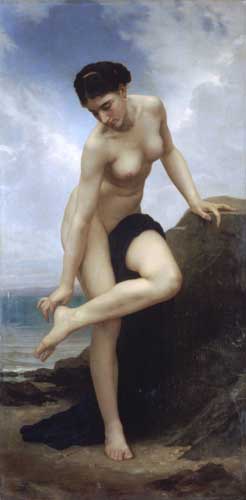 Painting Code#12508-Bouguereau, William - After the Bath