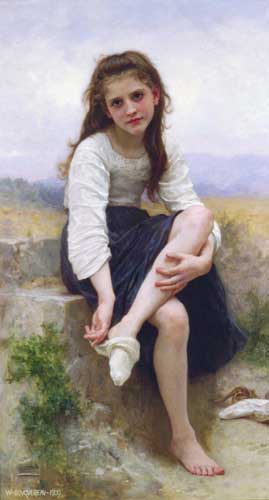 Painting Code#12513-Bouguereau, William - Before The Bath