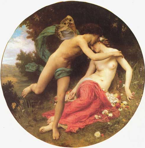 Painting Code#12529-Bouguereau, William - Flora And Zephyr