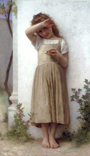 Painting Code#12533-Bouguereau, William - In Penitence