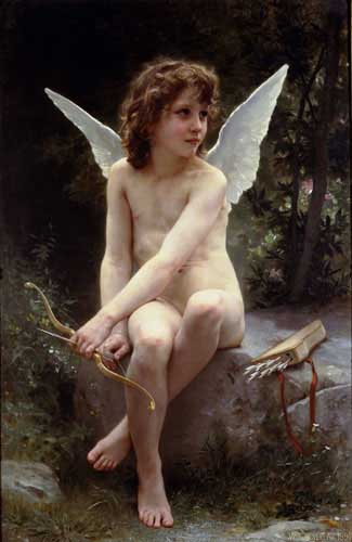 Painting Code#12545-Bouguereau, William - Love on the Look out