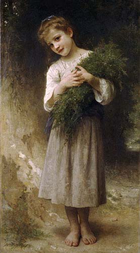 Painting Code#12561-Bouguereau, William - Returned from the fields