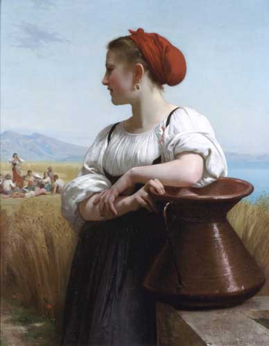 Painting Code#12576-Bouguereau, William - The Harvester