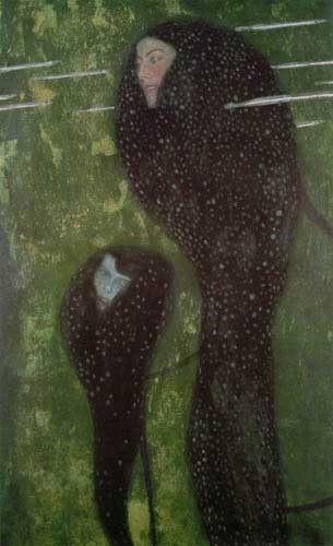 Painting Code#12620-Klimt, Gustav(Austria) - Mermaids (Whitefish)