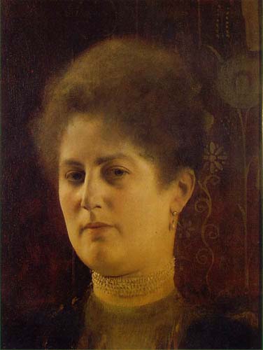 Painting Code#12623-Klimt, Gustav(Austria) - Portrait of a Lady 