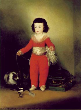 Painting Code#1264-Goya, Francisco: Don Manuel Osorio Manrique de Zuniga