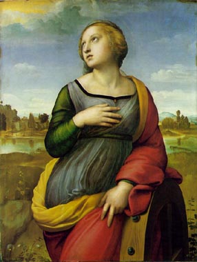 Painting Code#1310-Raphael - St.Catherine