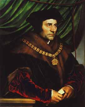 Painting Code#1340-Hans Holbein, The Younger: Sir Thomas More