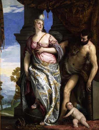 Painting Code#1344-Paolo Veronese: Allegory of Wisdom and Strentch