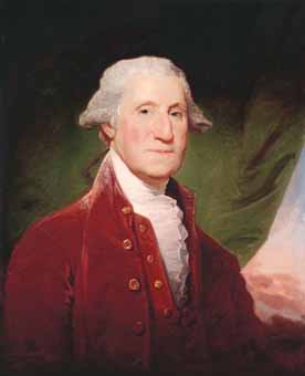 Painting Code#1383-Gilbert Stuart: George Washington