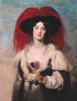 Painting Code#1385-Sir Thomas Lawrence: Lady Peel